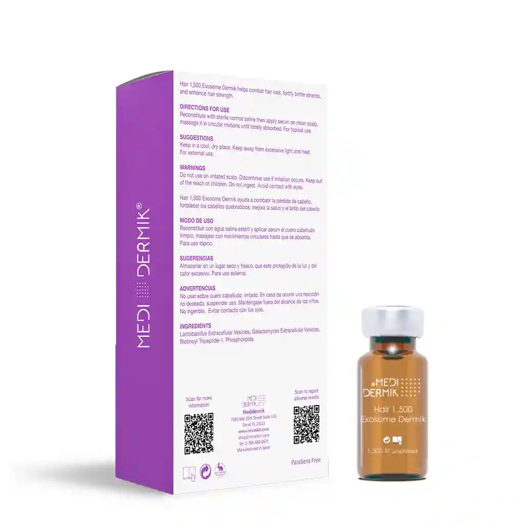 Hair Exosome 1500 Back