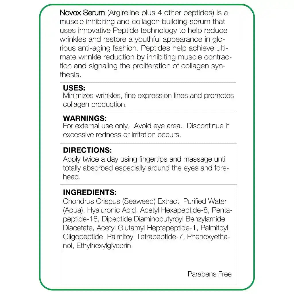 Novox Serum - "Botox Alternative" 1oz