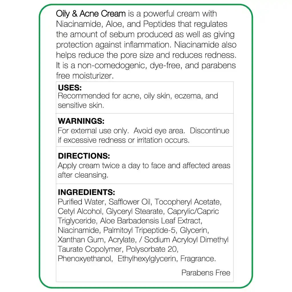 Oily & Acne Cream