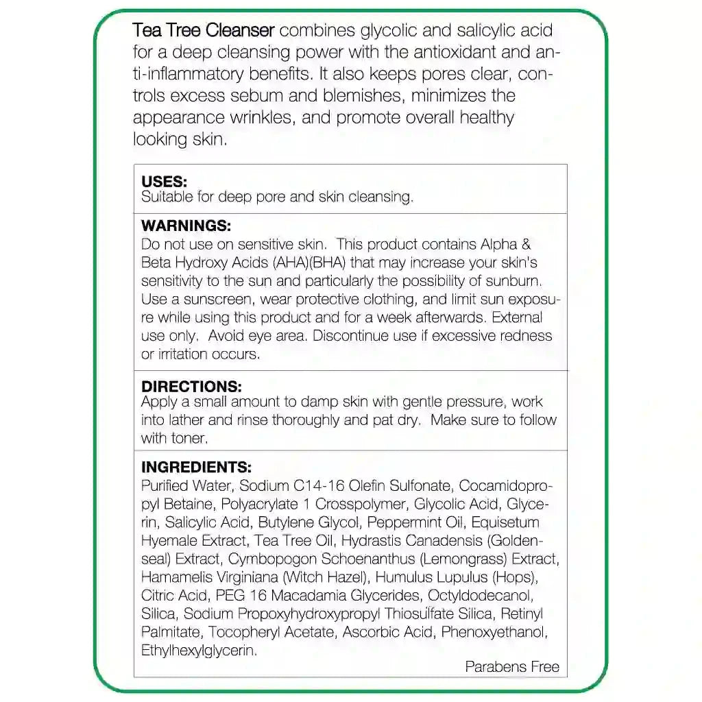 Tea Tree Cleanser