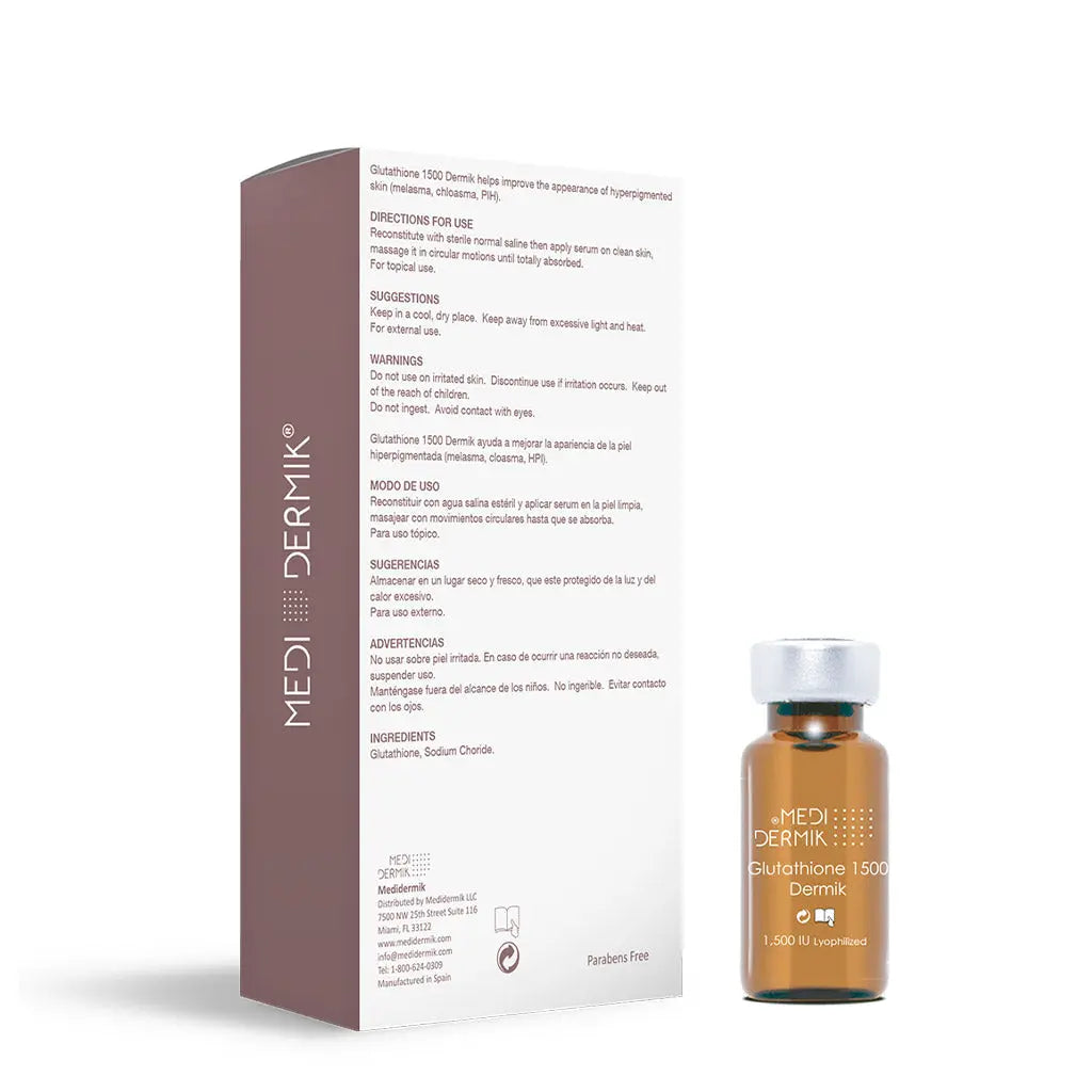 glutathione 1500 Lyophilized Back