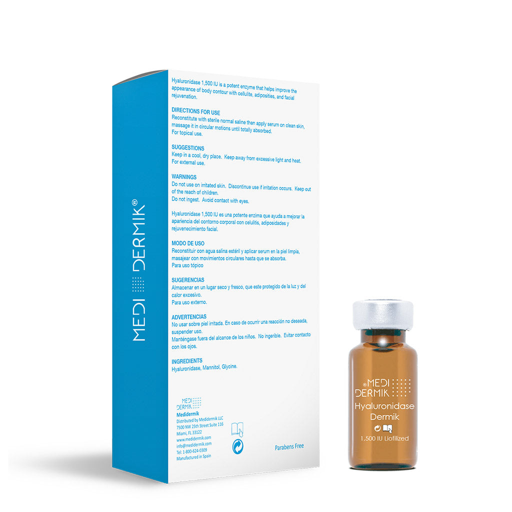 Hyaluronidase 1500 IU Dermik 5 vials Lyophilized