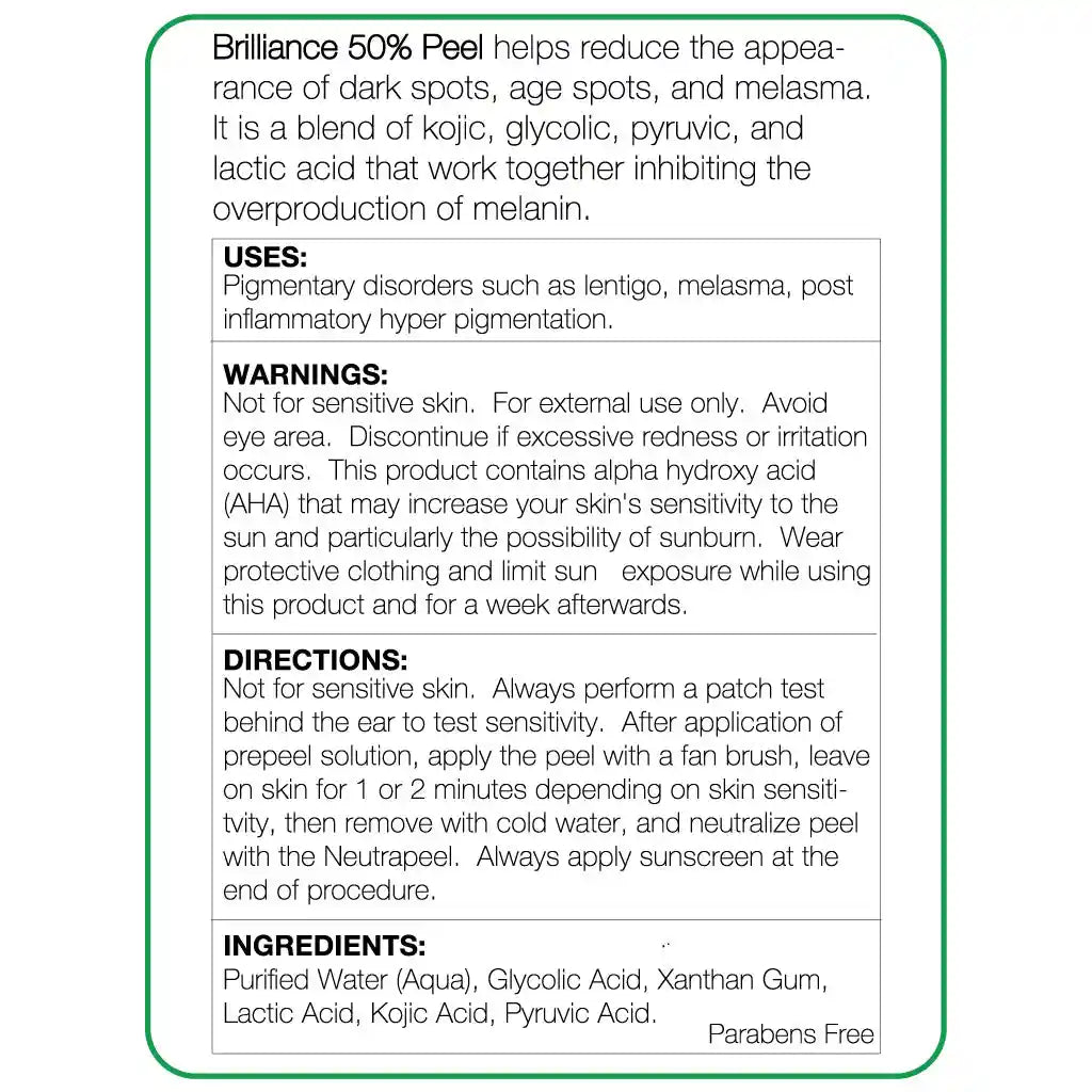 Brilliance_50_Peel_AHA_50_with_Kojic_Acid_2oz_-_Nova_Skin_Medidermik-label