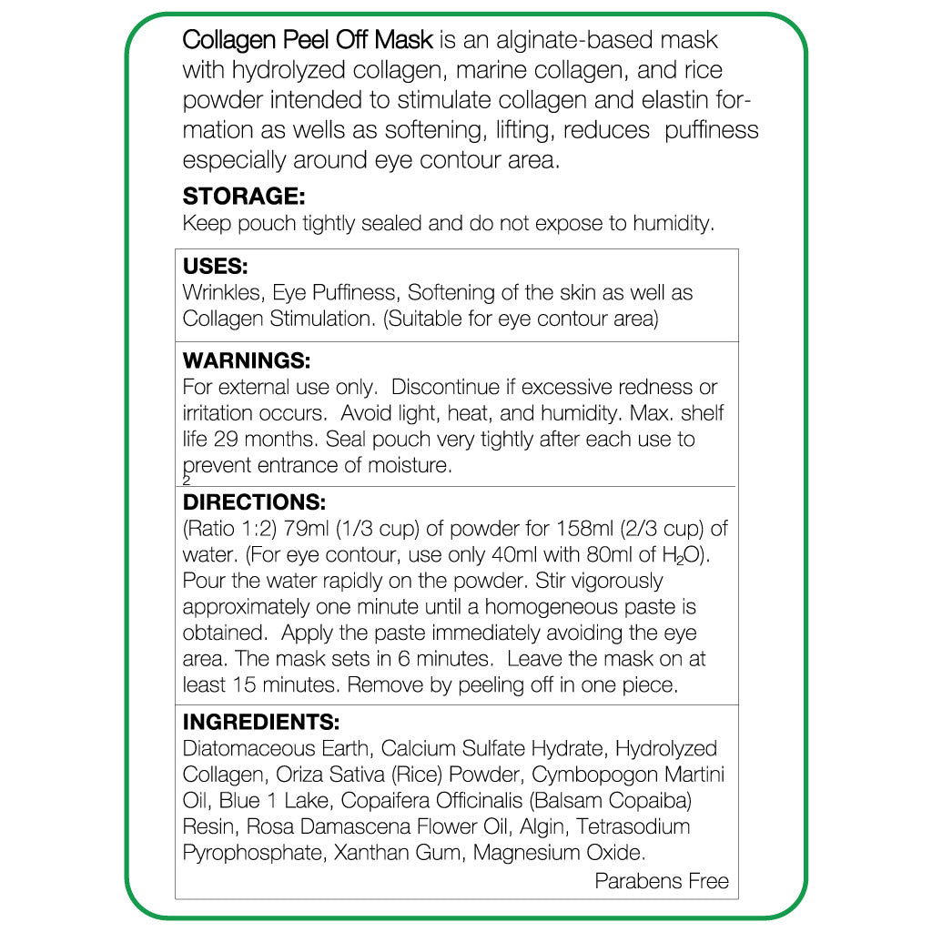 Collagen Peel-Off Mask 20oz