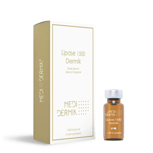 Lipase_1500_Dermik_5_vials_Lyophilized_Nova_Skin_Medidermik