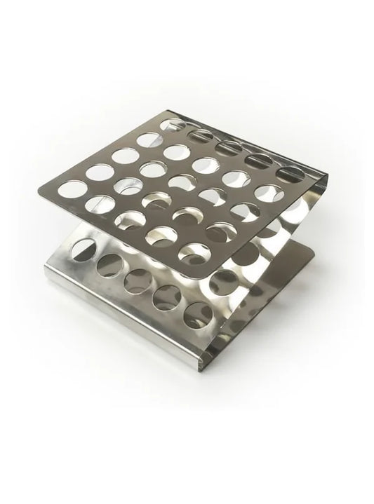 Test Tube Rack Stainless Steel x 25 tubes
