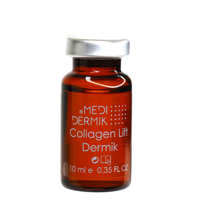 Medidermik Collagen Lift Dermik bottle on a white background