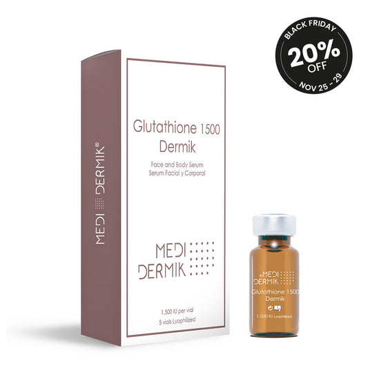 Glutathione 1500 Dermik 5 vials, Lyophilized, 1,500 IU