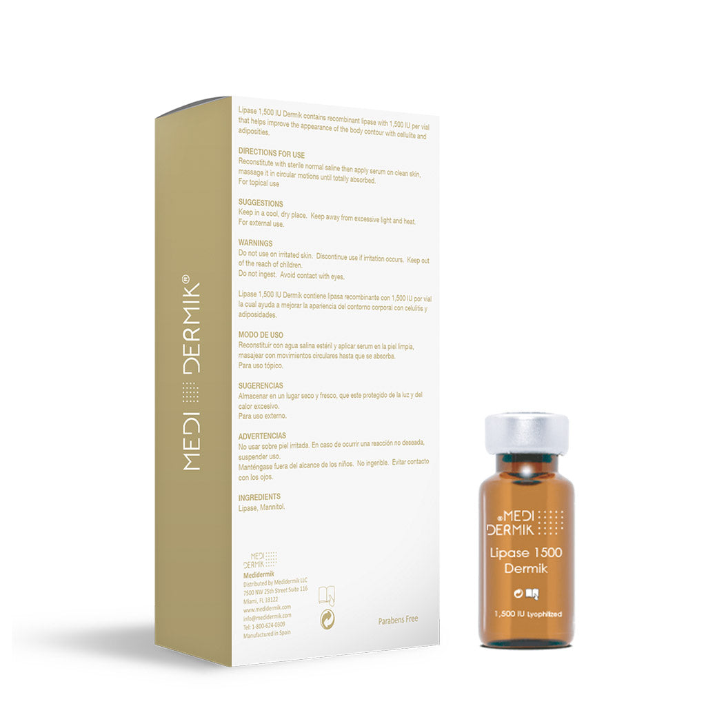 Lipase 1500 Dermik 5 vials Lyophilized