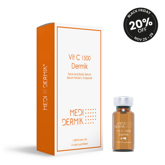 Vit C 1500 Dermik 5 vials, Lyophilized, 1,500 IU