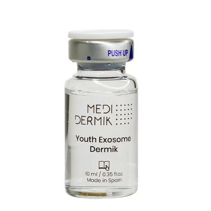 MEDI DERMIK Youth Exosome Dermik bottle on a white background