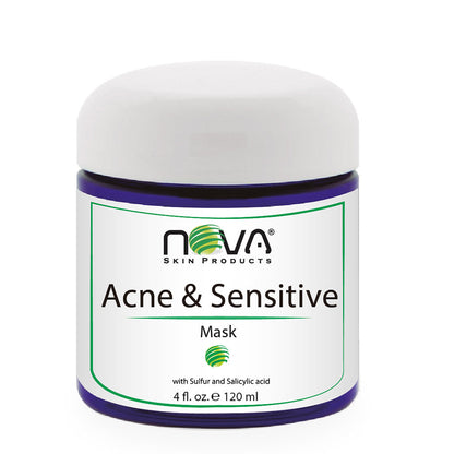 Mascarilla para pieles sensibles y con acné de 4 oz