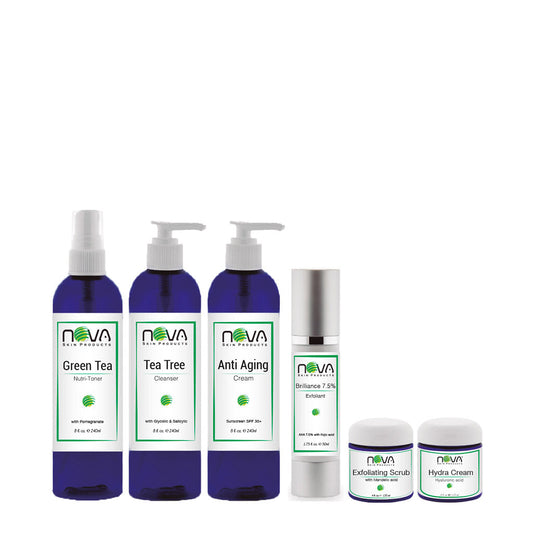 Kit de preparación facial 6 productos